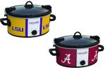6 Quart Electric Alabama Or Texas A&M crock pot slow cooker Georgia Bulldog